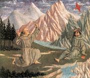 DOMENICO VENEZIANO The Stigmatization of St Francis (predella 1) df oil painting reproduction